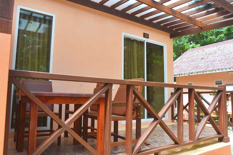 Bungalow balcony